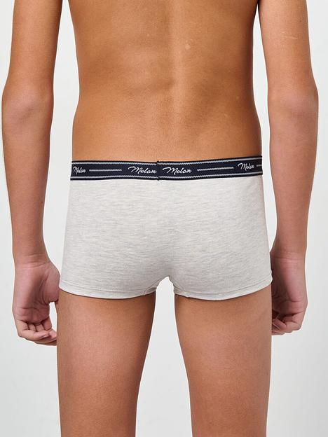 Трусы боксеры серый меланж опт фото 2