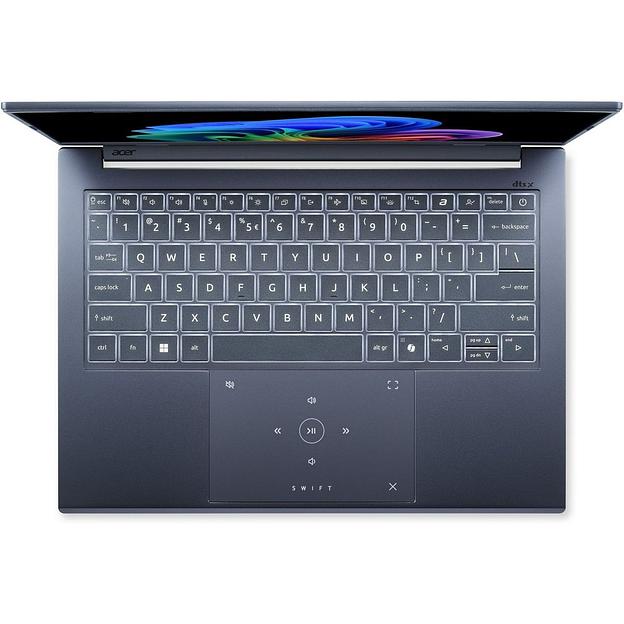 Ноутбук Acer Swift Go 14 AI SFG14-75-58NB Intel Core Ultra 5 226V/16Gb/SSD1Tb/14"/OLED/WUXGA/1920x1200/60Hz/NoOS/Blue (NX.JNBCD.007) фото 4