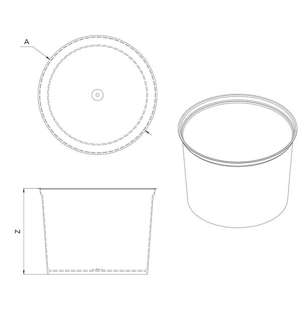 Пластиковая консервная банка ПКБ 99-445 фото 1