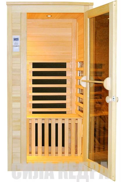 Одноместная ИК сауна с карбоновыми нагревателями фото 1