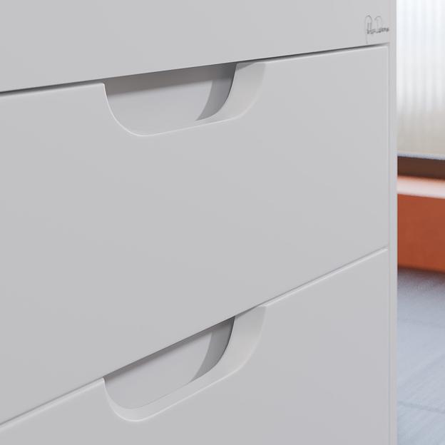 Тумба под раковину для ванной Uperwood Modul 65 см, подвесная, матовая, белая  фото 4