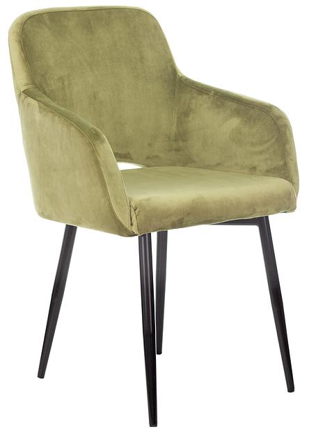 Кресло Бюрократ CH-380F фисташковый Italia 12 на ножках металл черный фото 1