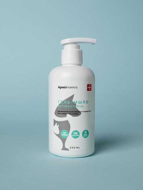 Гель-мыло Agree’s FOR PETS для лап антибактериальное 250 мл, опт фото 1