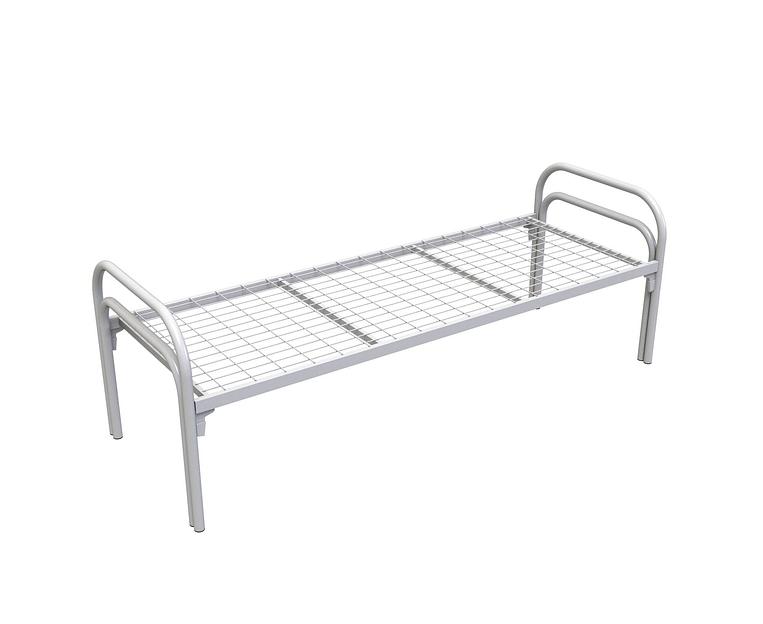 Кровать металлическая односпальная, 1964х807х700 мм фото 1