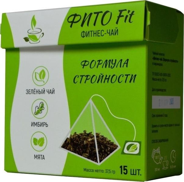 Травяной фитнес-чай «Формула стройности» в пирамидках 37,5 г ОПТ фото 1
