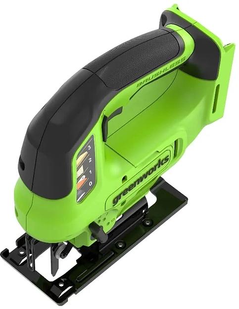 Лобзик аккумуляторный GreenWorks GD24JS90, 24V, бесщеточный без АКБ и ЗУ (3601707) фото 3