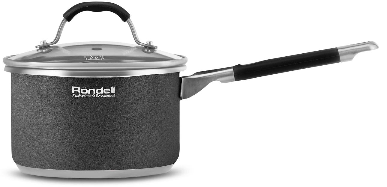 Ковш Rondell Stern RDS-008, 1.9л, с крышкой 16см, серый фото 2