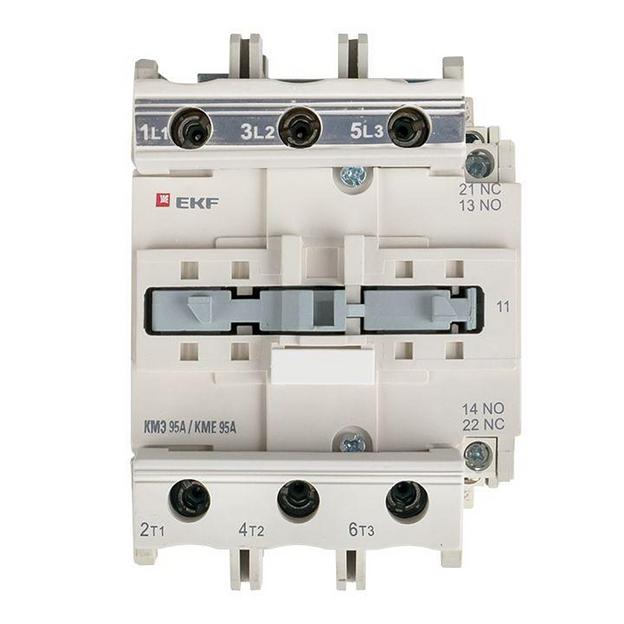 Контактор КМЭ 95А кат. 220В AC 1НО+1НЗ EKF ctr-s-95-220 фото 3