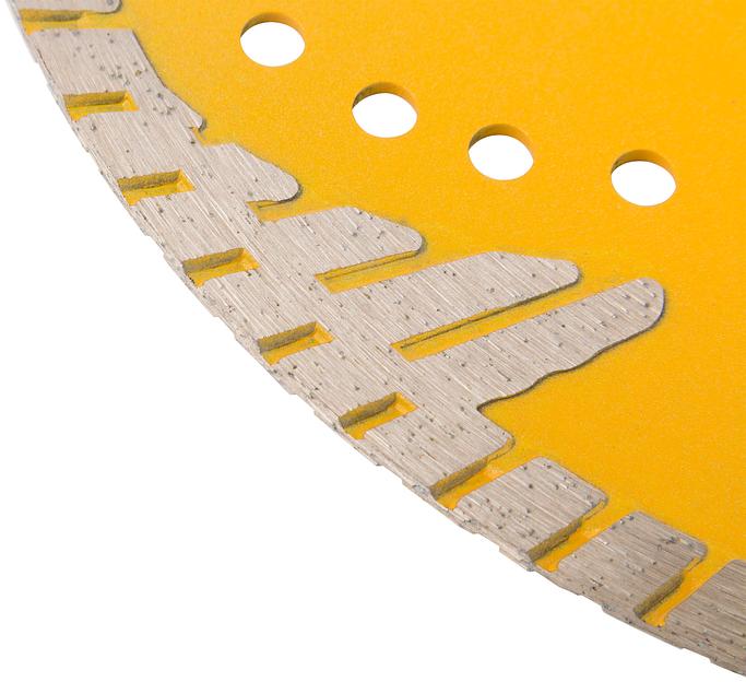 Диск отрезной алмазный, сегментный с защитными секторами Profi Plus, 230 x 3.0 x 8.3 x 22.2 мм фото 4