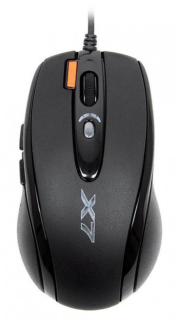 Мышь A4Tech X-718BK черный оптическая (3000dpi) USB (6but) фото 1