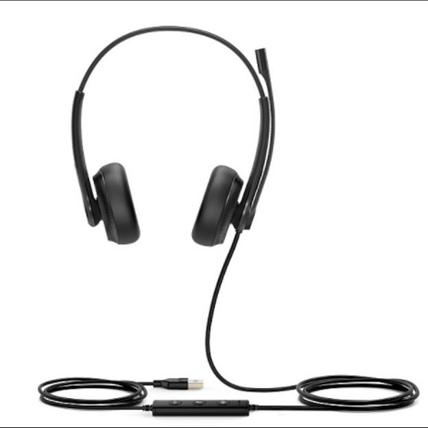 Головная гарнитура Yealink UH34 Dual UC Дуо, Проводная, HD звук, USB (UH34 Dual UC) фото 1