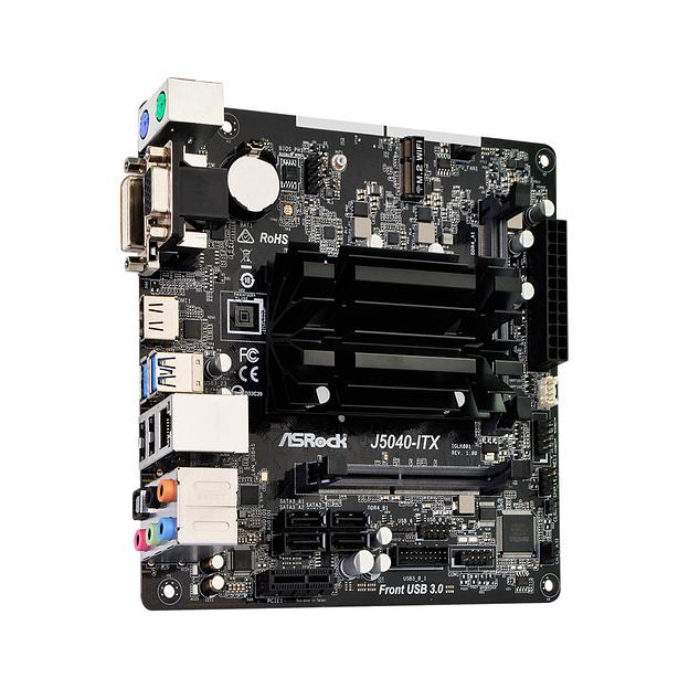 Материнская плата ASRock J5040-ITX Quad-Core J5040 фото 1