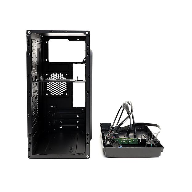 Корпус BaseTech M3303, Без БП, mATX, чёрный, 2xUSB3 (BT-M3303-B) фото 6