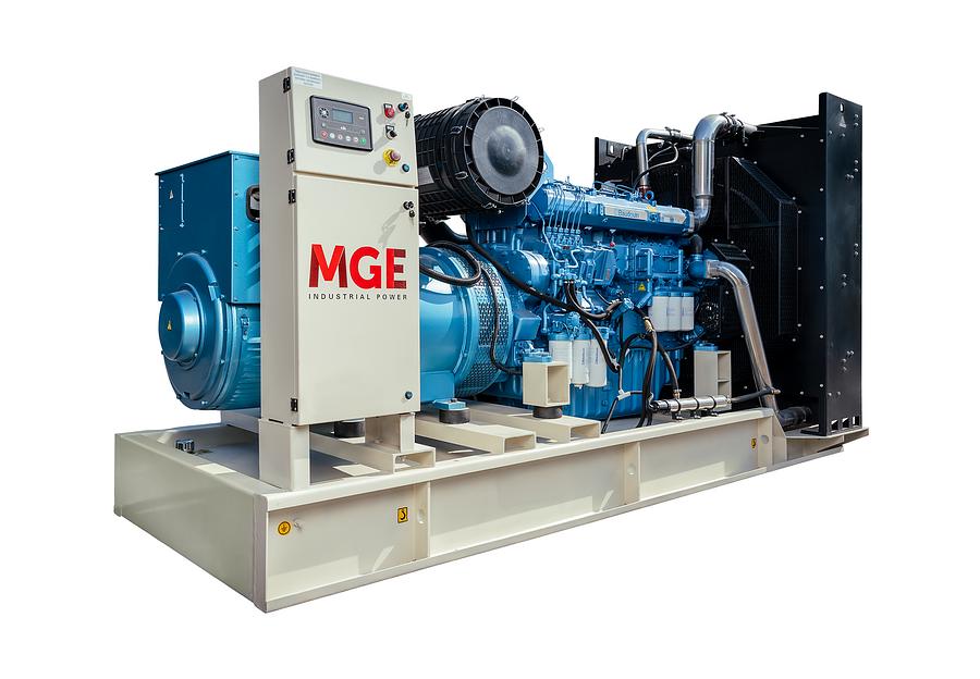 Дизельный генератор MGE MGEP400BN открытого типа ОПТ фото 6