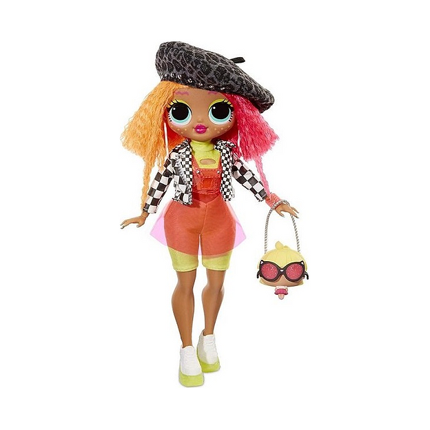 Кукла «LOL Surprise OMG Neonlicious Doll MGA» 20 сюрпризов оригинал опт фото 2