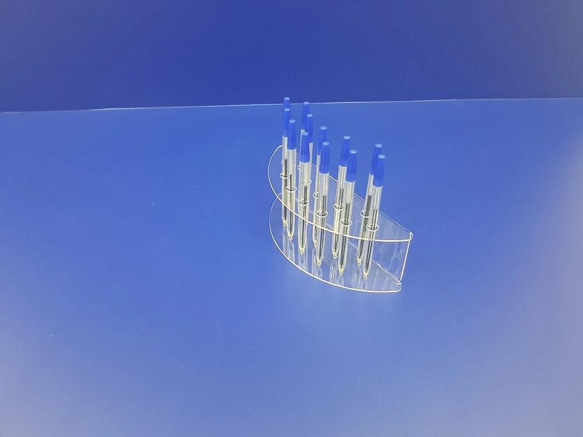 Подставка для ручек карандашей кистей 12 секции (размещение полукруг) фото 2