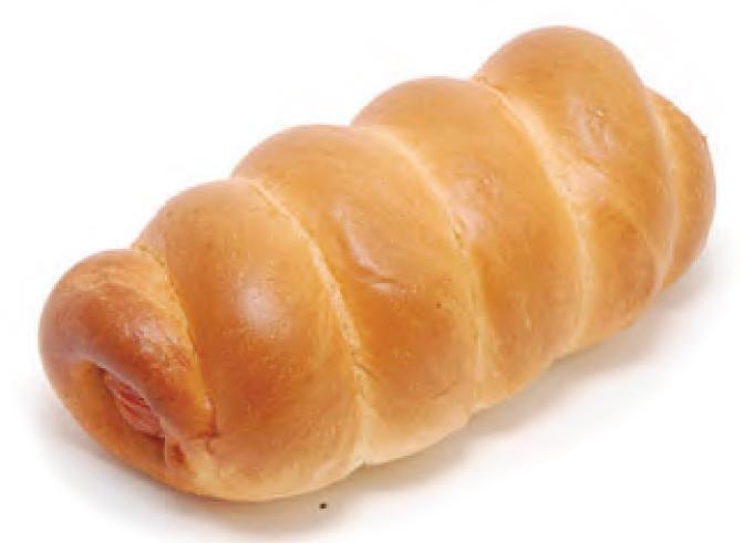 Сосиска в тесте (тесто сдобное) 125г, п/ф ОПТ фото 1