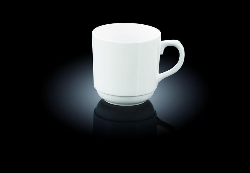 Кружка 220 мл. d=75 мм. h=75 мм. штабелир. Wilmax (блюдце 47707) /6/48/ фото 1