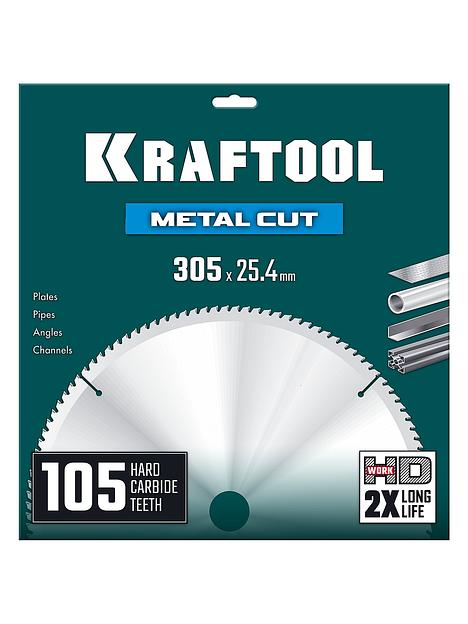 KRAFTOOL Metal Cut 305 х 25.4 мм, 105Т, диск пильный по металлу и стали (36954-305-25.4-105) фото 3