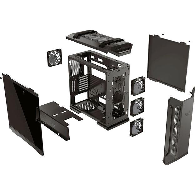 GT301/BLK/ARGB FAN GT301 TUF GAMING CASE/BLK/ARGB FAN// (521741) фото 6