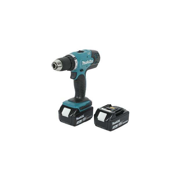 Дрель-шуруповерт Makita DDF453RFE, 3Ач, с двумя аккумуляторами фото 1
