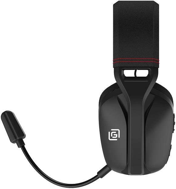 Наушники с микрофоном Оклик HS-L750G черный 1.5м накладные BT/Radio/3.5mm оголовье (2007557) фото 2