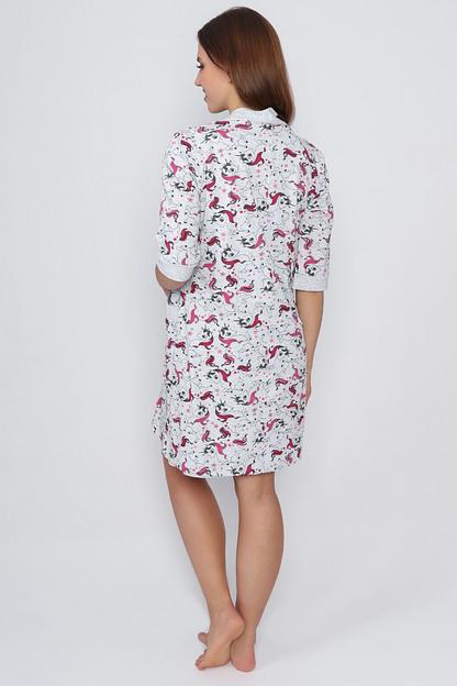 Комплект Style Magro для беременных и кормящих мам «Лилу», серый меланж, опт фото 3