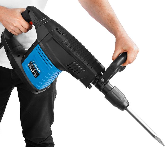 ЗУБР 25 Дж, 1500 Вт, АВТ, отбойный молоток SDS-Max, Профессионал (ЗММ-25-1500 ЭВК) фото 8