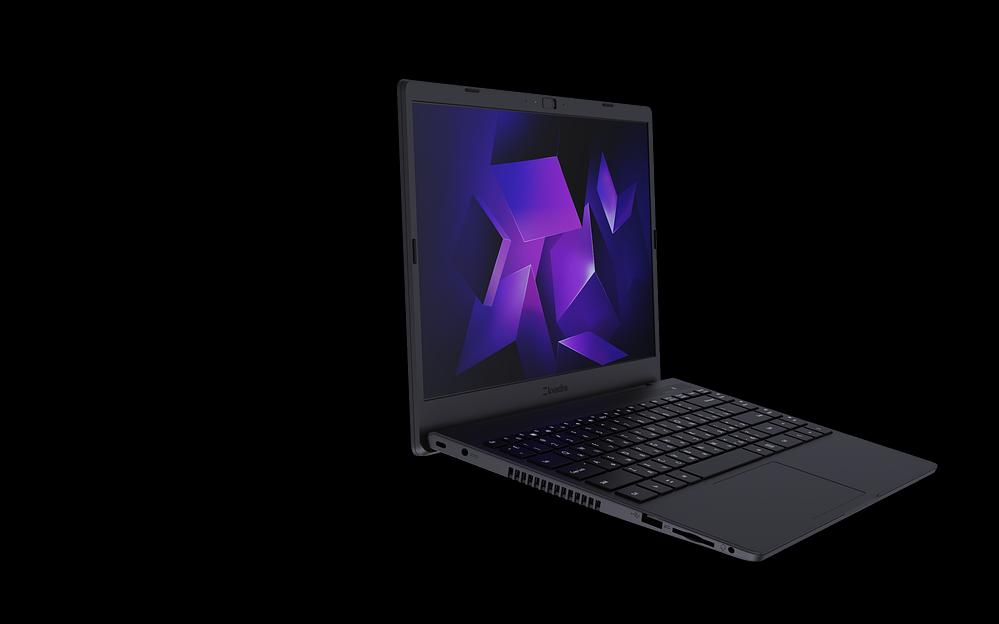 Ноутбук KVADRA NAU LE14U Core i3-1215U 1.2GHz,14,1" FHD (1920x1080) IPS,8Gb DDR4-3200(1), 256Gb SSD,55Wh,1.6kg,1YW,FHD Webcam,WiFi/BT, noOS, Графит, МПТ фото 4