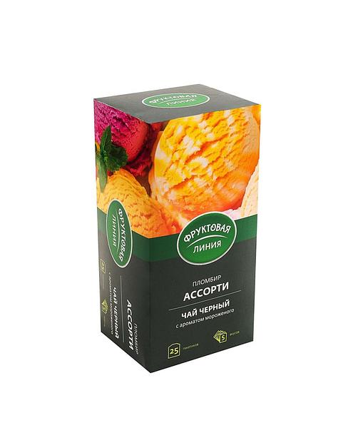 Чай чёрный ассорти с мороженого 25х1.5 г в конверте опт фото 1
