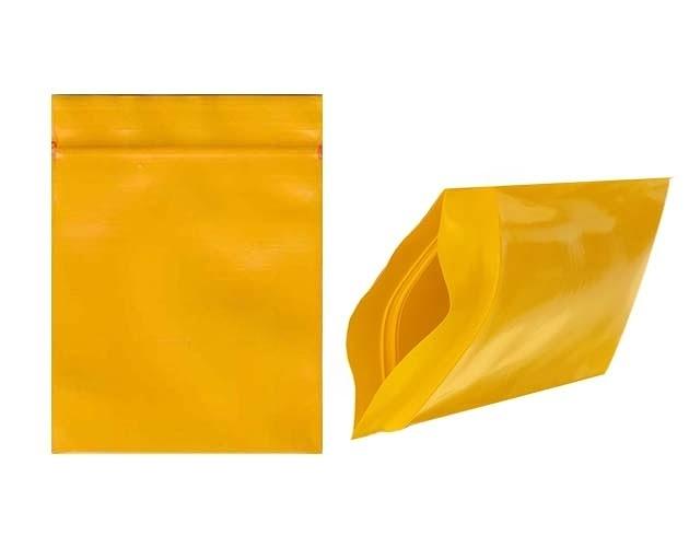 Пакеты полиэтиленовые zip-lock 5х7 см, жёлтый фото 1