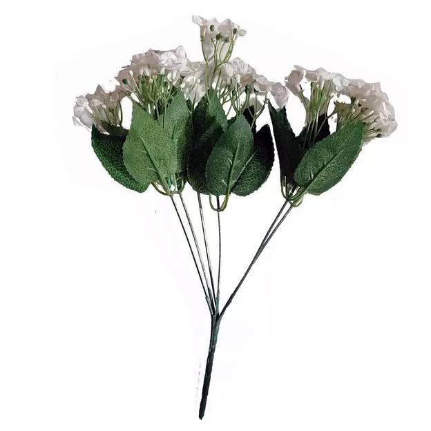 Букетик цветов искусственных 6 веток (54 цветочка) 949-02 34см фото 5