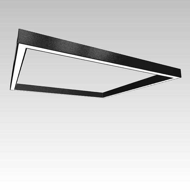 Подвесной светодиодный светильник квадрат фото 4