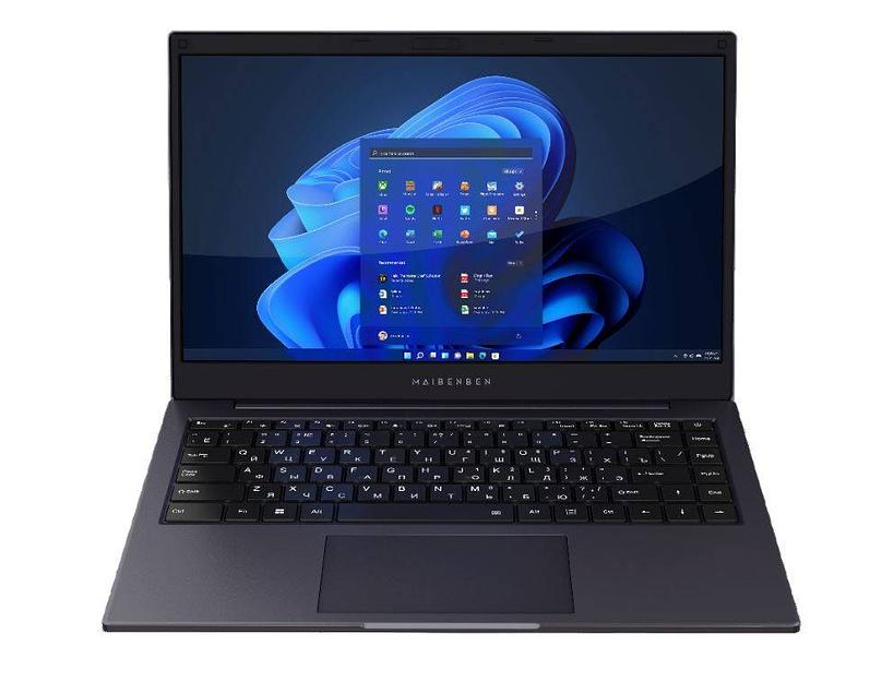 Ноутбук Maibenben S14A-iN10UM 14" FHD IPS, Intel N100, 8Gb, 512Gb SSD, Linux, синий фото 1