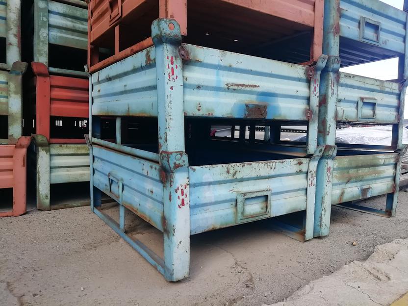 Тара металлическая 800×600×300 мм, 20 кг фото 3