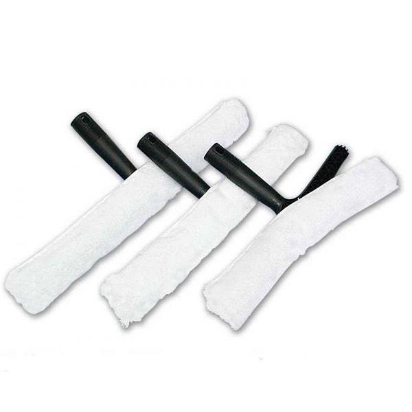 Набор для мытья окон: Держатель шубки пластиковый и Шубка на 45 см, Китай (Н1403) фото 1