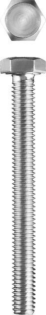 ЗУБР ГОСТ 7798-70, кл. пр. 5.8, M6 х 60 мм, цинк, 5 кг, болт (303080-06-060) фото 1