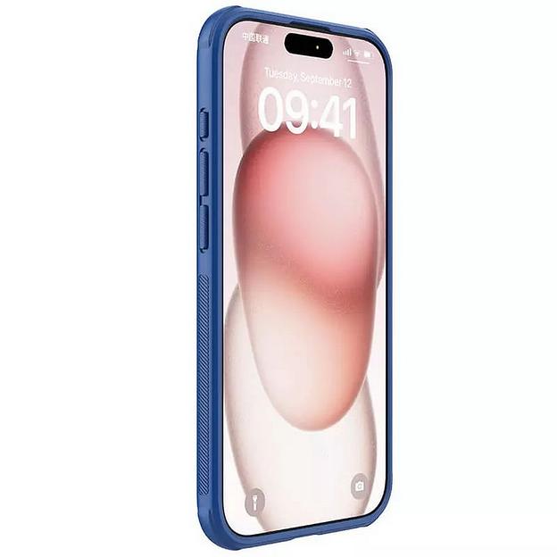 Чехол Super Frosted Shield Pro, синий, (AP IP15 Pro) фото 4