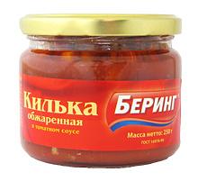 Килька балтийская в томатном соусе, Беринг, 250 г ОПТ фото 1