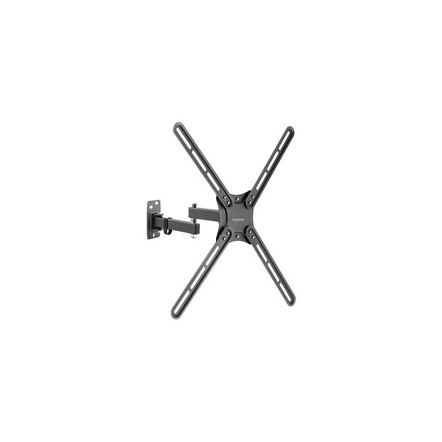 Кронштейн для телевизора Kromax CORBEL-7, 22-65", настенный, поворот и наклон, черный [90467] фото 1