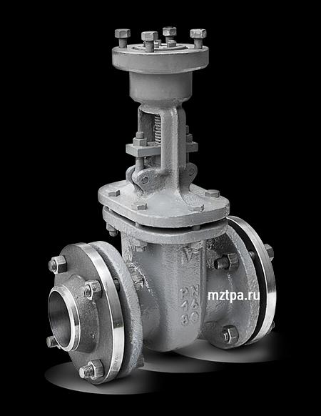 Задвижка стальная клиновая 30с964нж Ру25 Ду80 газовая фото 1