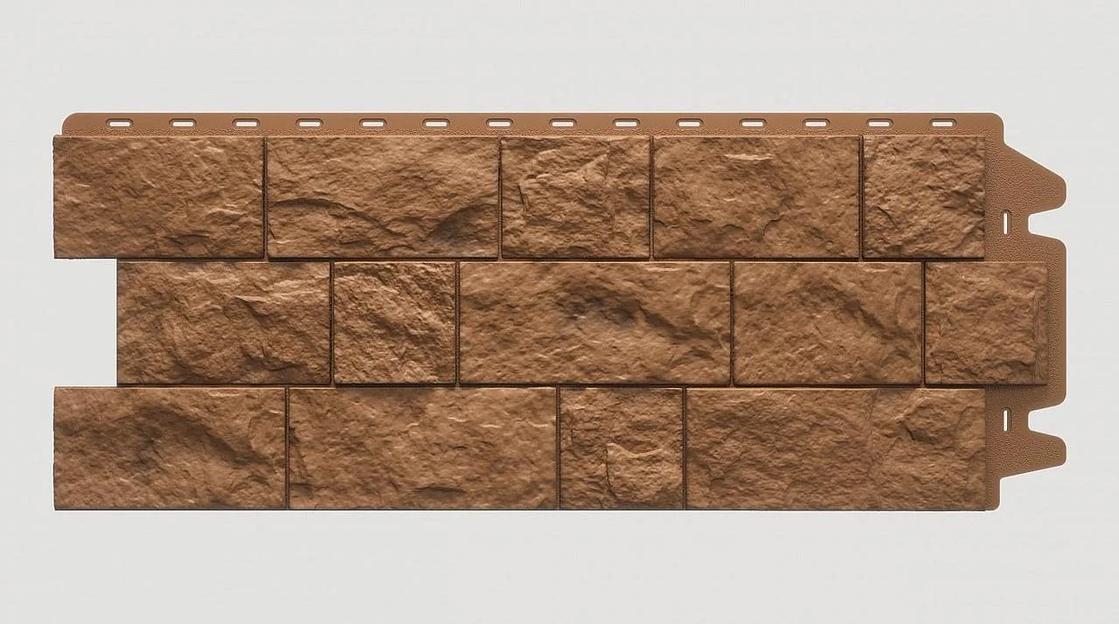 Фасадная панель под камень Fels «Терракотовый» опт фото 2