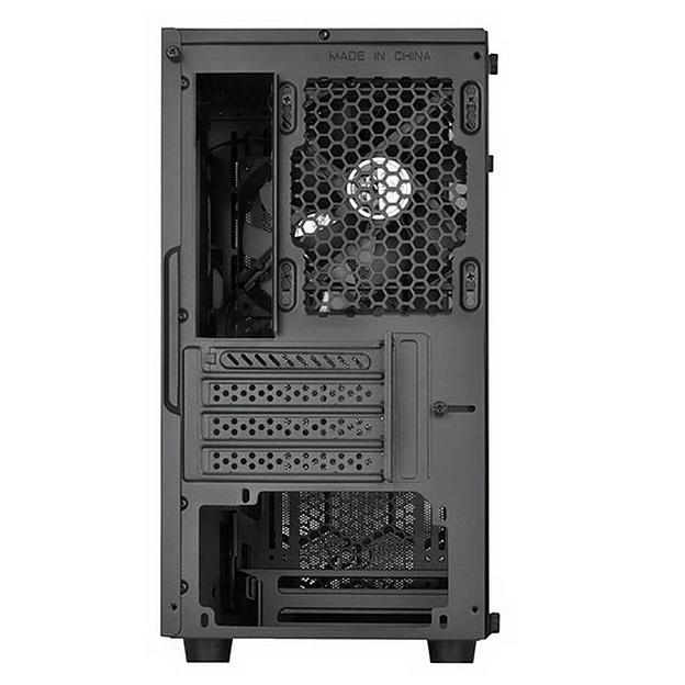 SST-PS15B-PRO Precision Mini Tower Micro ATX Computer Case, tempered glass, 2x 120mm ARGB, 1x ARGB Controller, black фото 7