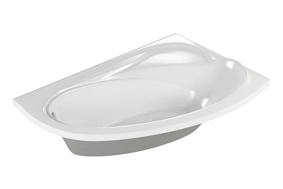 Акриловая ванна «Dolce», правая, белый, асимметричная, 1640х1100 мм, опт фото 1