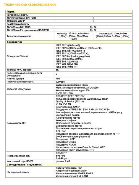 Коммутатор 2 уровня в 19" стойку серия SEWM228GSK фото 3