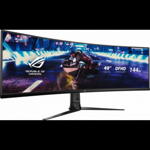 Монитор Asus 49" ROG Strix XG49VQ черный VA LED 32:9 HDMI M/M матовая HAS Piv 450cd 3840x1080 144Hz фото 8