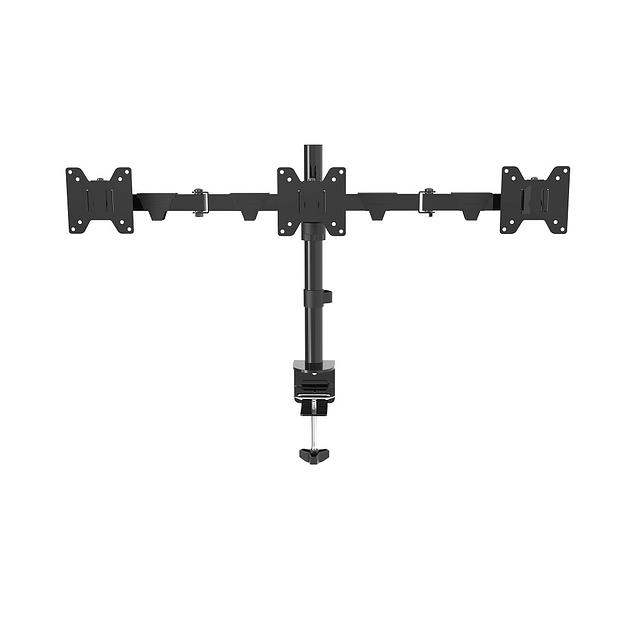 Wize [WDM3-26] Настольное крепление для трех мониторов 14"-26", VESA 75x75, 100x100, макс. нагрузка 10 кг, фото 1
