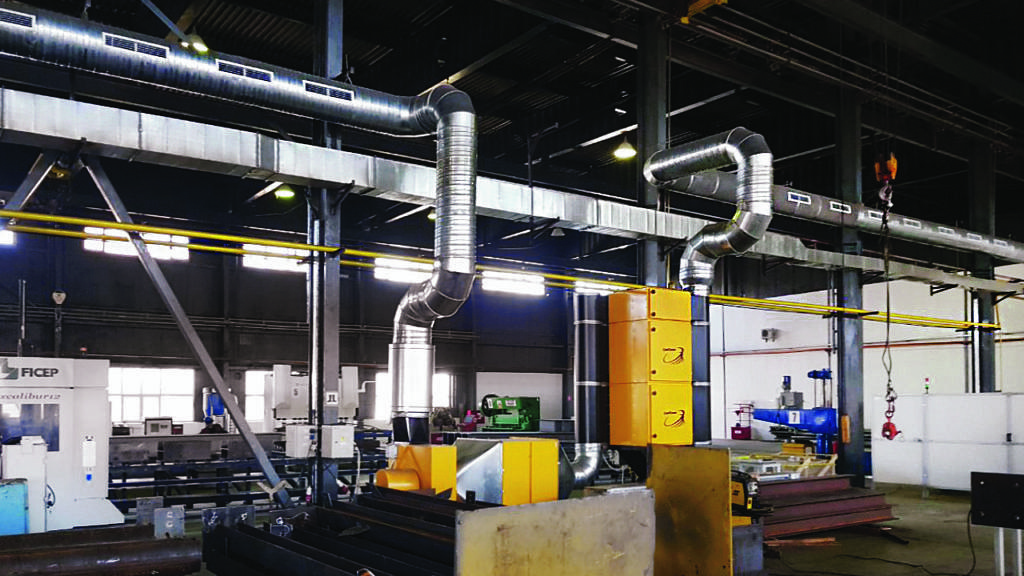 Система рециркуляции воздуха в цехе системы PUSH-PULL фото 4