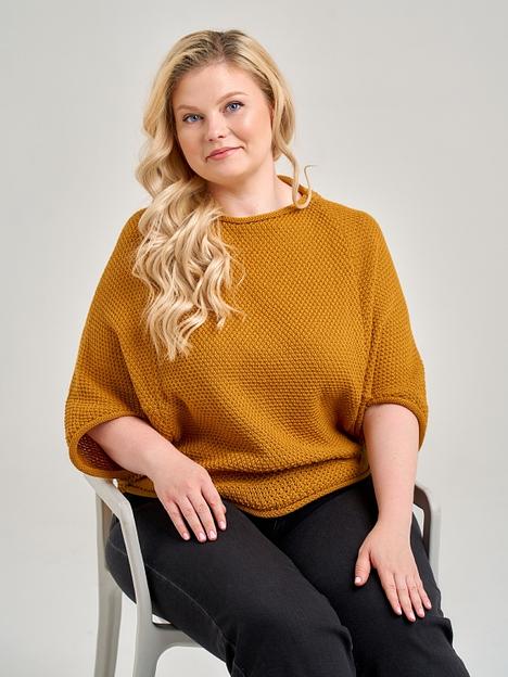 Кардиган Аванта оранжевый 44-52, 54-62 ОПТ фото 6