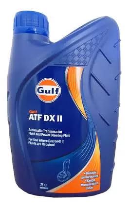 Моторное масло трансмиссионное для легковых и грузовых автомобилей Gulf ATF DX II 1 л фото 1